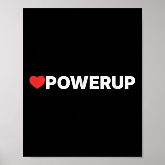 Love Powerup -ハート ポスター (正面)