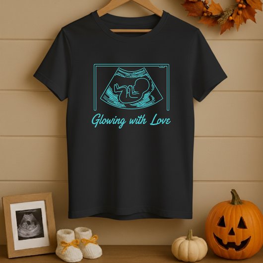 Love Pregnancy Halloween Radiant Maternity Tシャツ