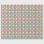 LOVE print Valentines Day Love Wrapping Paper ラッピングペーパー (フラット)