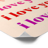 Love Print Wedding Print Definition Valentine Prin ポスター (角)