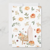 Love Pumpkin Baby Shower 招待状 (裏面)