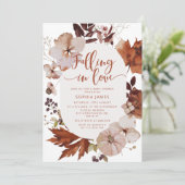 Love pumpkin baby shower 招待状 (スタンド正面)