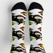 Love Pumpkins stuff ソックス (上部)