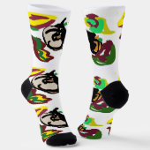 Love Pumpkins stuff ソックス (傾斜あり)