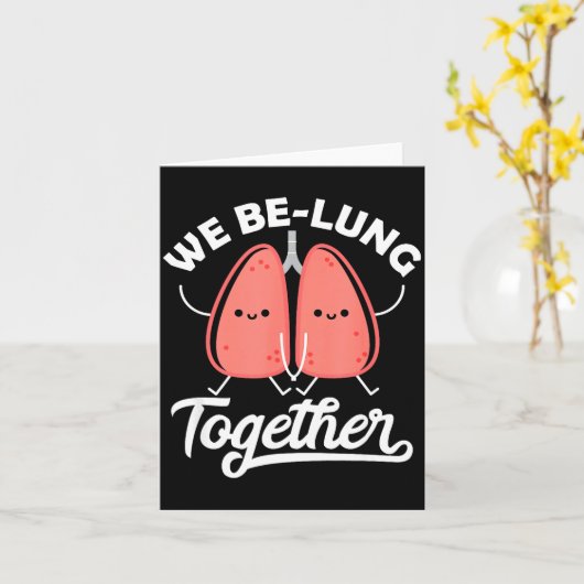 Love Pun Resratory Therast We Belung Together Vale カード (黄色い花)