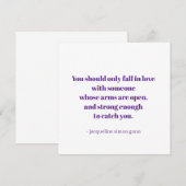 Love quote 案内状 (正面/裏面)