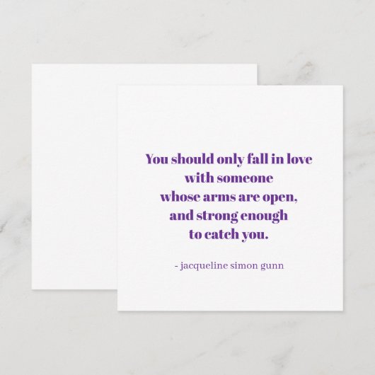 Love quote 案内状 (正面/裏面)