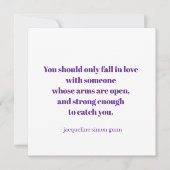 Love quote 案内状 (正面)