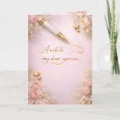 Love Quote Design – Perfect Gift for Your Spouse カード (正面)