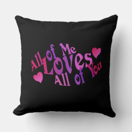 Love Quote Throw Pillow Valentine's Gift クッション