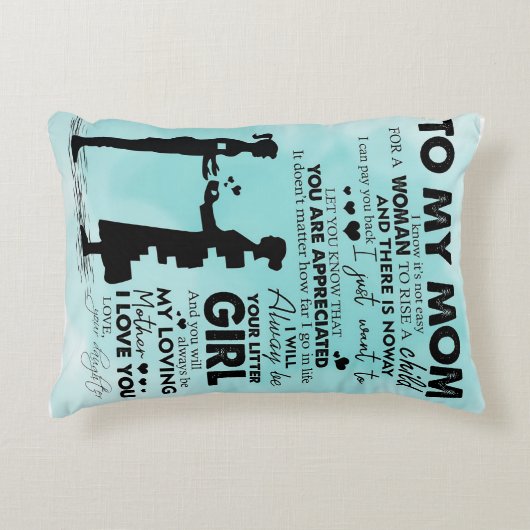 Love Quotes Gift | To My Mom Present | アクセントクッション (正面)