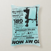Love Quotes Gift | To My Mom Present | アクセントクッション (正面(垂直))