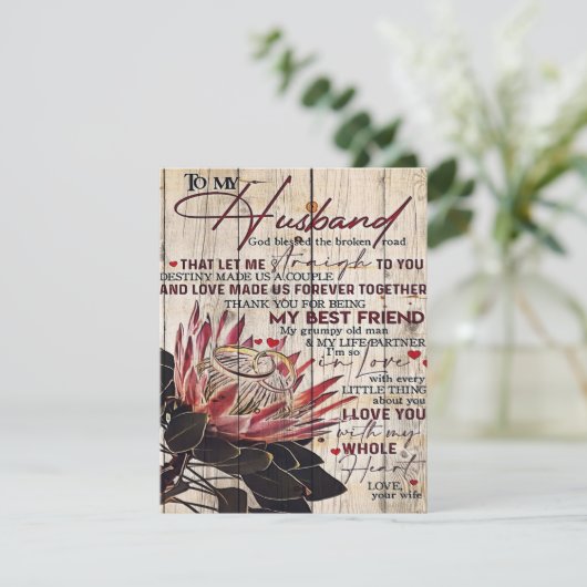 Love Quotes To My Husband, Home Decor 招待状 (スタンド正面)