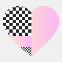 Love Racing Sticker ハートシール