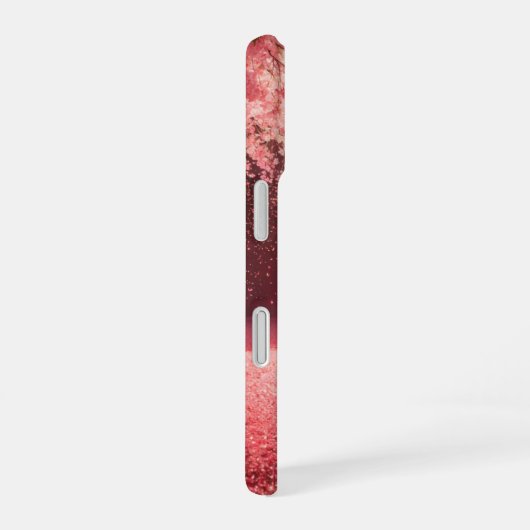 Love Rain Cherry Blossom Neon Phone Case iPhone 16ケース (右側面)