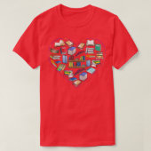 Love Reading Book Design For Book Lover Reader Ner Tシャツ (デザイン正面)