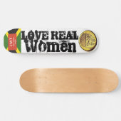 LOVE REAL WOMEN スケートボード (横)