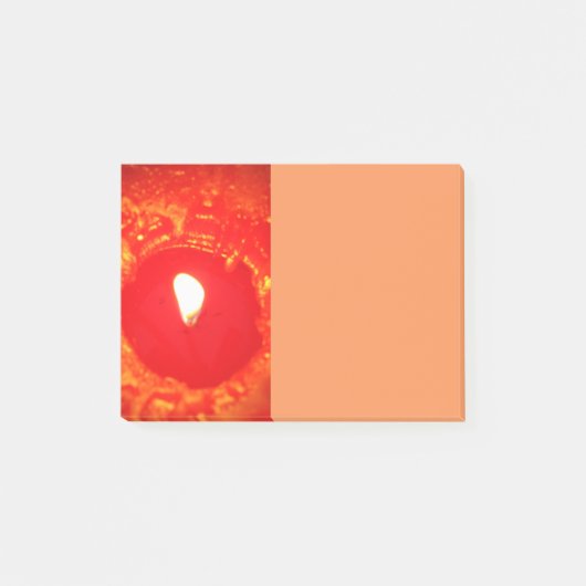 Love, Red Candle Light Post It Notesクリスマス ポストイット (正面)