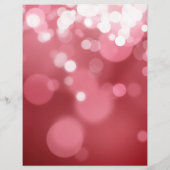 LOVE Red Hearts Valentine's Day Party Flyer チラシ (裏面)