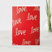 Love Repeated Crimson Red Card カード (正面)