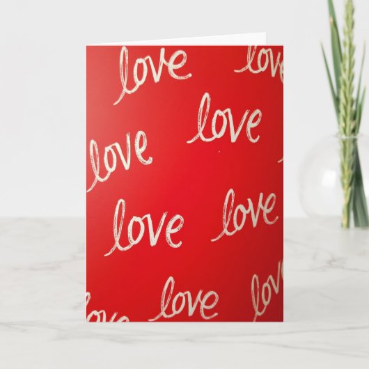 Love Repeated Crimson Red Card カード (正面)