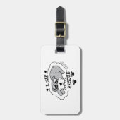 Love Rescue - Dark T-Shirt (Women) ラゲッジタグ (正面縦)