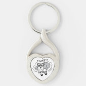 Love Rescue - Heart Keychain キーホルダー (正面)