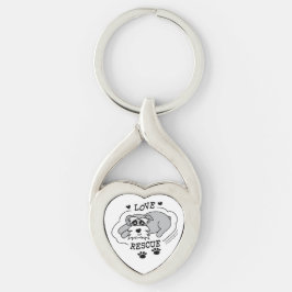 Love Rescue - Heart Keychain キーホルダー