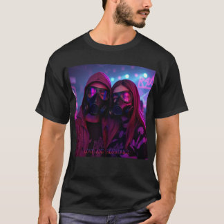 LOVE & RESISTANCE ウィーギー・テクノ・ロマンティスト Tシャツ
