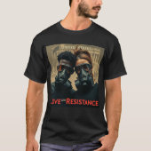 LOVE & RESISTANCE Modern American Graphic Tシャツ (正面)