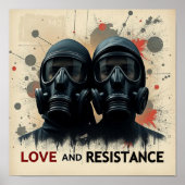 LOVE & RESISTANCE Modern Graphic 2 ポスター (正面)