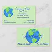 Love Respect Earthとその未来の名刺 名刺 (正面/裏面)