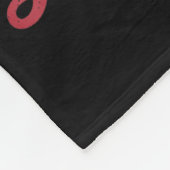 Love Retro Bites Fishing Fisherman Valentines Day  フリースブランケット (角)