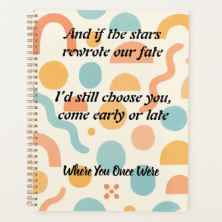 Love Rewritten by the Stars, Chosen Always プランナー手帳