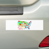LOVE ROAD 66.png バンパーステッカー (車上)