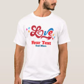 Love & Romance Concept Design with Heart Elements Tシャツ (正面)