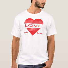 Love & Romance Concept Design with Heart Elements Tシャツ