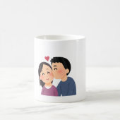 Love & Romance Elegant Mug コーヒーマグカップ (中央)