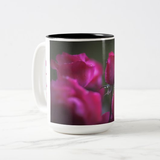 Love Roses Mug ツートーンマグカップ (正面左)