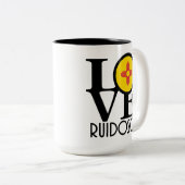 LOVE Ruidoso, NM 15oz ツートーンマグカップ (正面右)