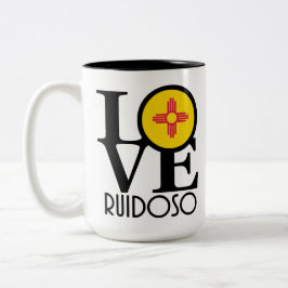 LOVE Ruidoso, NM 15oz ツートーンマグカップ