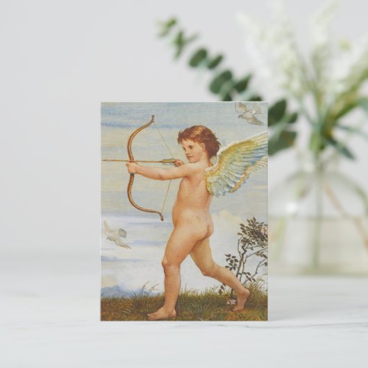Love’s Flight, Cupid's Arrow by Walter Crane ポストカード (スタンド正面)