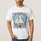 Love Sailing Sailboat Tシャツ (正面)