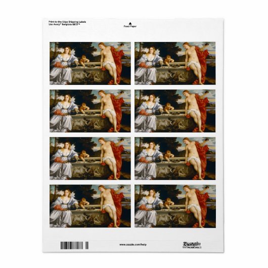 Love Saint and Profane Love by Tititian ラベル (フルシート)