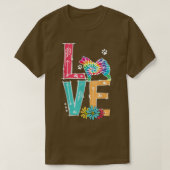 Love Samoyed Tie Dye Rainbow Samoyed Lover Tシャツ (デザイン正面)