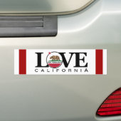LOVE San Franciscoバンパーステッカー バンパーステッカー (車上)