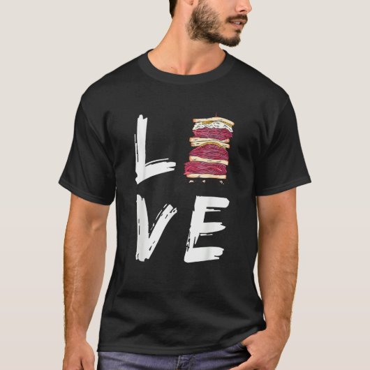 Love Sandwich  National Sandwich Day Food Tシャツ (正面)
