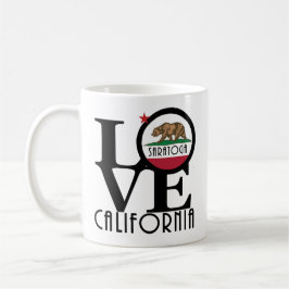 LOVE Saratoga California 11oz コーヒーマグカップ