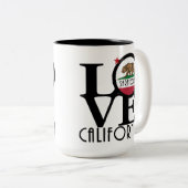 LOVE Saratoga California 15oz ツートーンマグカップ (正面右)