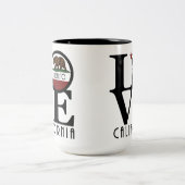 LOVE Sausalito 15oz ツートーンマグカップ (中央)